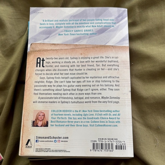 Colleen Hoover Book Set - Blue, White, Pink Covers - Picture 6 of 9